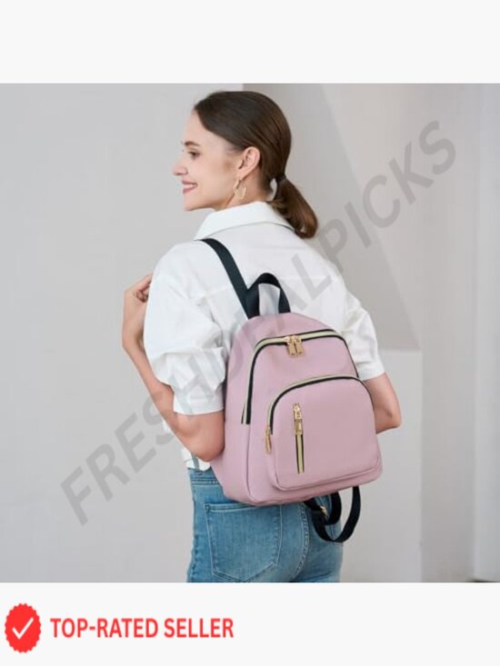 Mini Backpack Purse Nylon Water Resistant Fashion Casual Daypack Lightweight